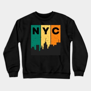 New York City Skyline Crewneck Sweatshirt